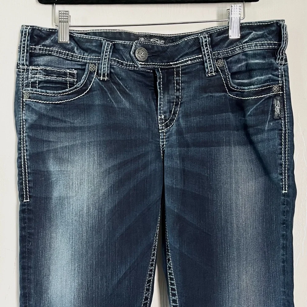 Silver Jeans Tuesday Baby Boot Low-Rise Jeans